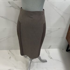 Taupe Work Pencil skirt from Express